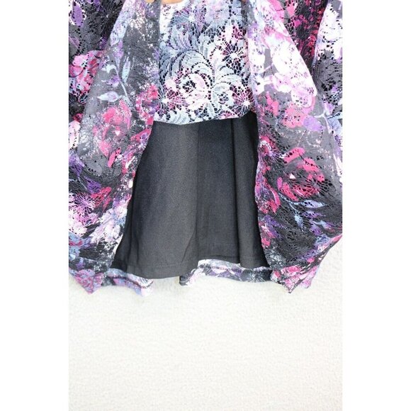 Lee Long Belled Sleeve Lace Tunic-Size 2X-Whimsigoth - Picture 3 of 11